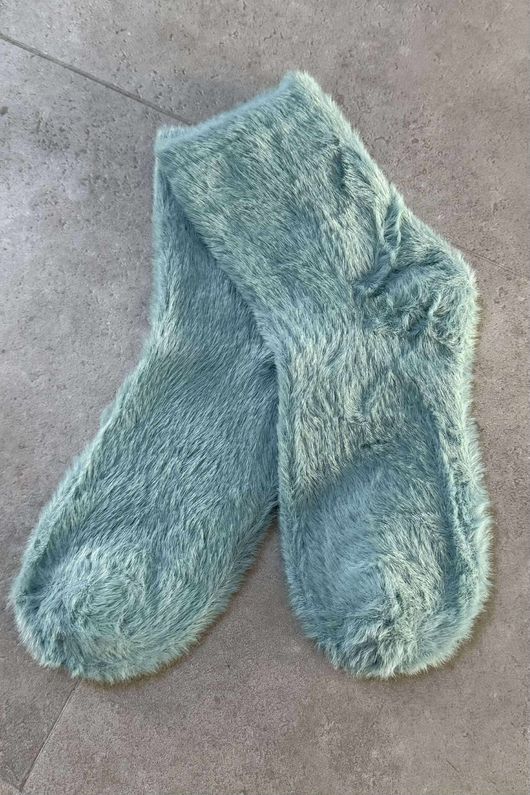 Claudia Cosy Socks Sage 